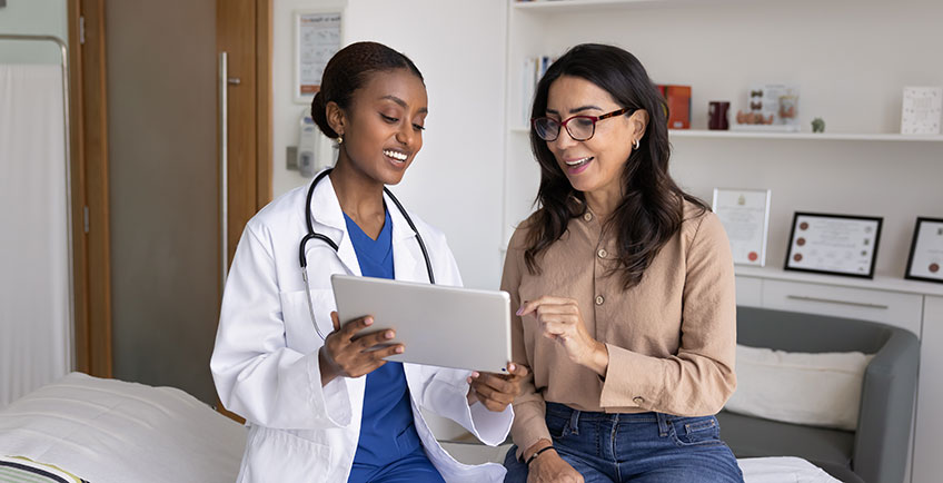 Doctor consulting